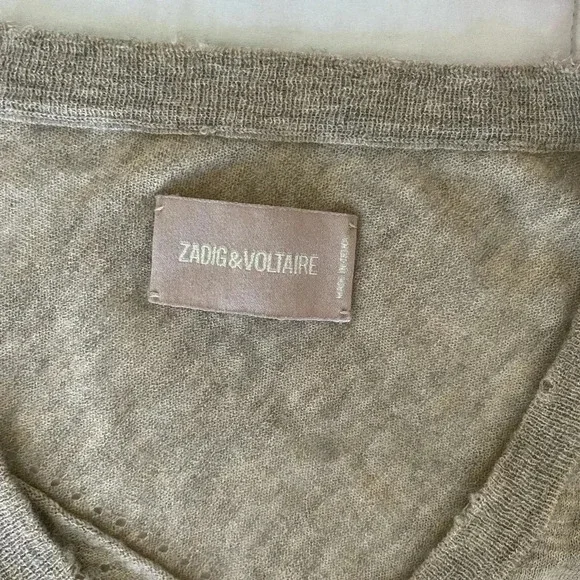 Zadig & Voltaire Brume cashmere sweater - Picture 3 of 9